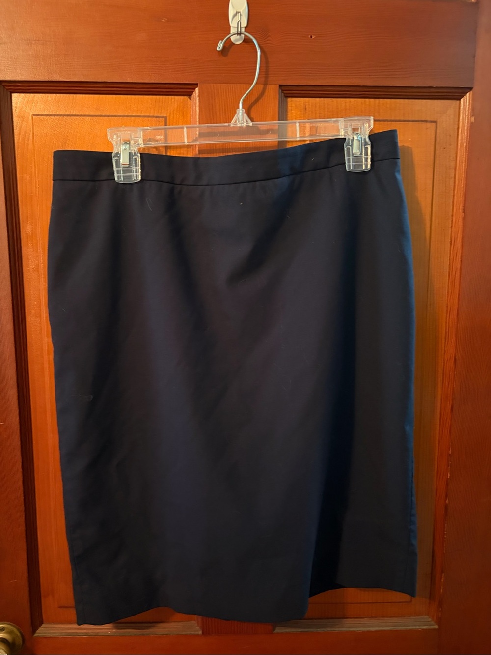 J. Crew Classic Navy Pencil Skirt - Women's